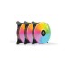 Revenger RAINBOW 3 120mm ARGB Black Casing Cooling Fan