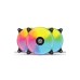 Revenger RAINBOW 3 120mm ARGB Black Casing Cooling Fan