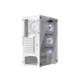 Revenger SHOCKWAVE Mid Tower ATX RGB Gaming Case White