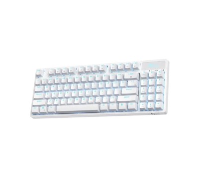 Royal Kludge RK89 Tri Mode Hot Swappable RGB Mechanical Keyboard White