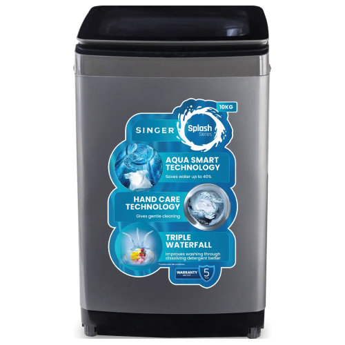 Singer SRWM-S300ATL100ISMJG1 10KG Top Load Washing Machine