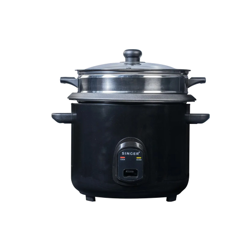 Singer 28STEAMCHEF-MSGL-BLK 2.8L Black Rice Cooker