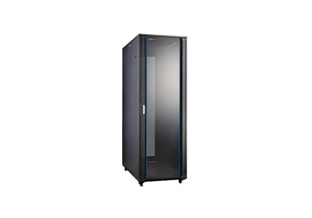 Safenet 22U Tempered Glass Door Floor Standing Server Cabinet