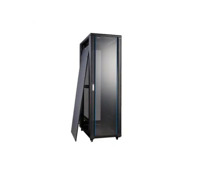 Safenet 22U Tempered Glass Door Floor Standing Server Cabinet