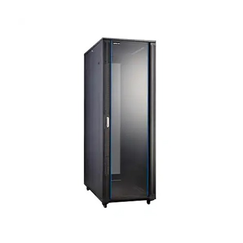 Safenet 22U Tempered Glass Door Floor Standing Server Cabinet