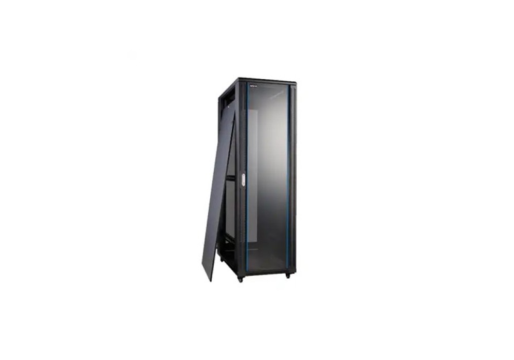 Safenet 22U-XL Tempered Glass Door Floor Standing Server Cabinet