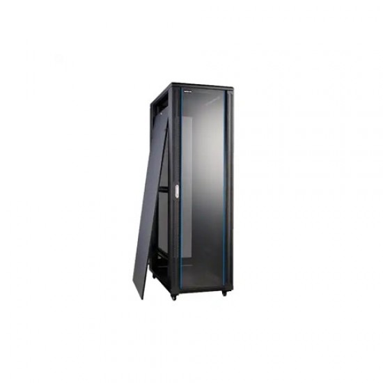 Safenet 42U Tempered Glass Door Floor Standing Server Cabinet