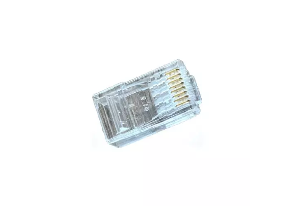 Safenet CAT-6 Unshielded 8P8C RJ45 Transparent Connector (Close End)