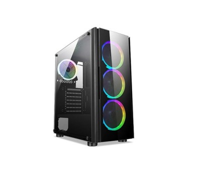 Safeway Tornado MTG-1921 Mid Tower ATX Gaming Case (Black)