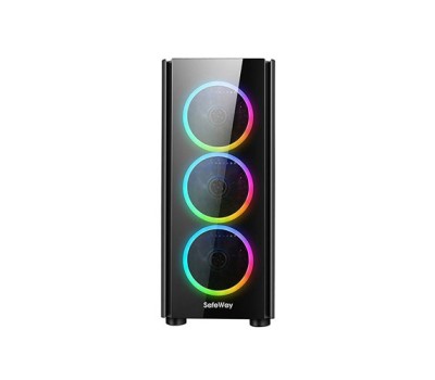 Safeway Tornado MTG-1921 Mid Tower ATX Gaming Case (Black)