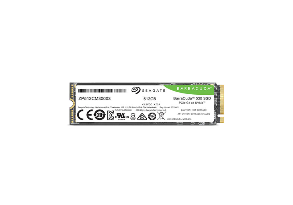 Seagate Barracuda 512GB M.2 2280 PCIe Gen4 NVMe SSD