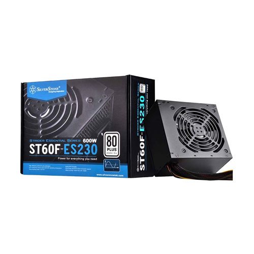SilverStone ST60F-ES230 Essential 600W Non Modular 80 Plus Certified Power Supply