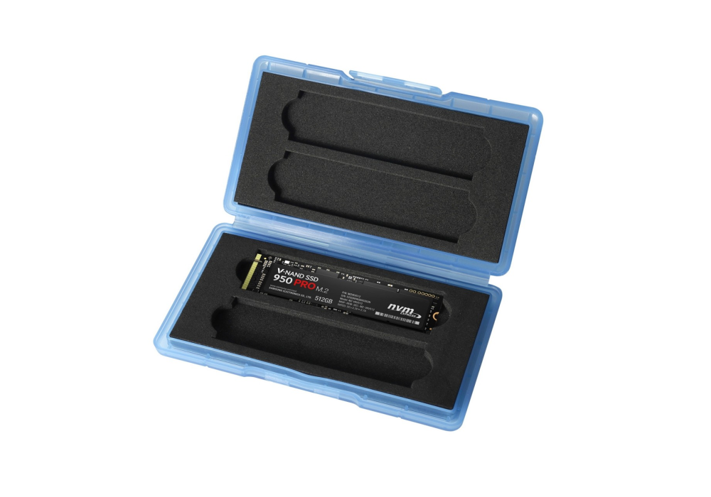 Simplecom MA024 4-Slot Protective Storage Case Holder M.2 SSD