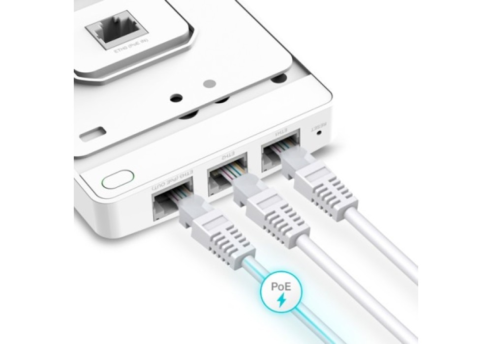 TP-Link EAP615 AX1800 Wall Plate Dual-Band WiFi 6 Access Point