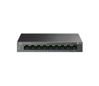 TP-Link LS109P 9-Port 10/100Mbps PoE Switch With 8-Port PoE+