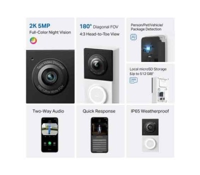 Tapo D130 Smart Wired Video Doorbell