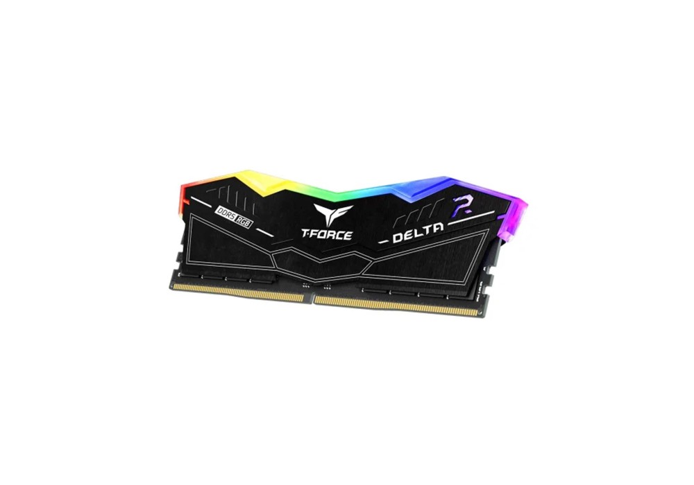 TEAM T-FORCE DELTA RGB BLACK 16GB DDR5 6000MHz CL38 Desktop Ram