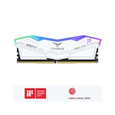 TEAM T-FORCE DELTA RGB WHITE 16GB DDR5 6000MHz CL38 Desktop Ram