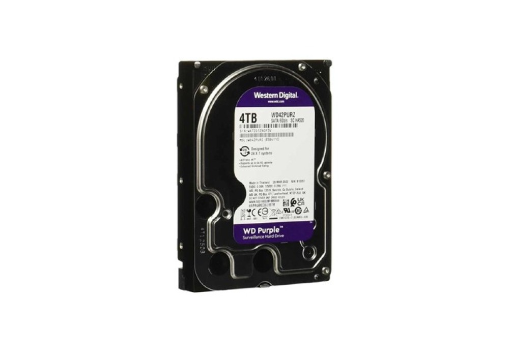 Western Digital Purple 4TB 5400RPM Surveillance HDD