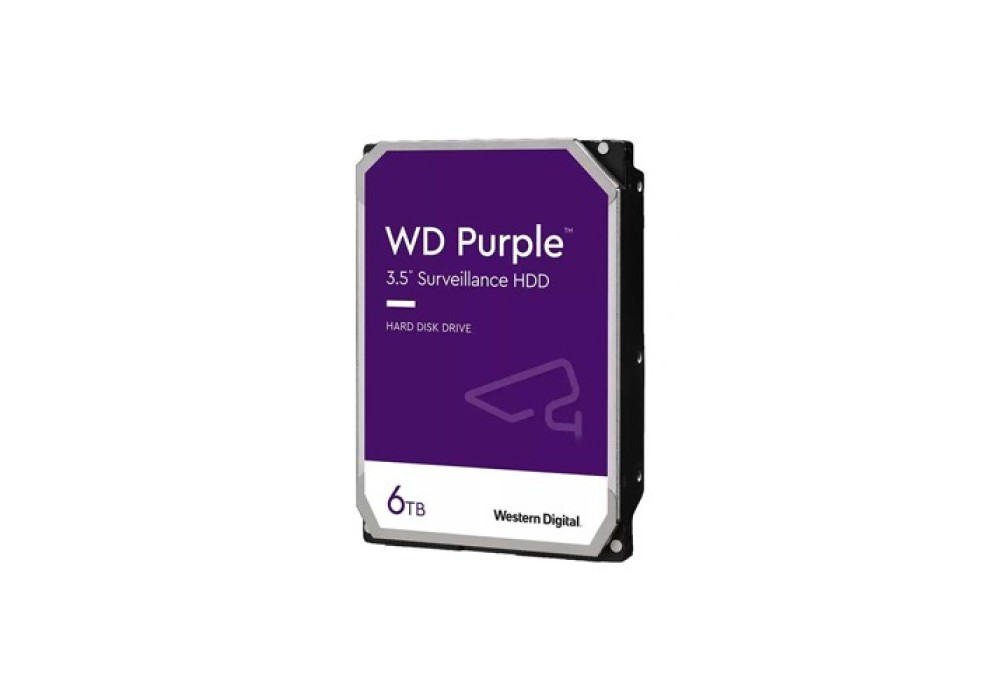Western Digital Purple 6TB 3.5 Inch SATA 5400RPM Surveillance HDD