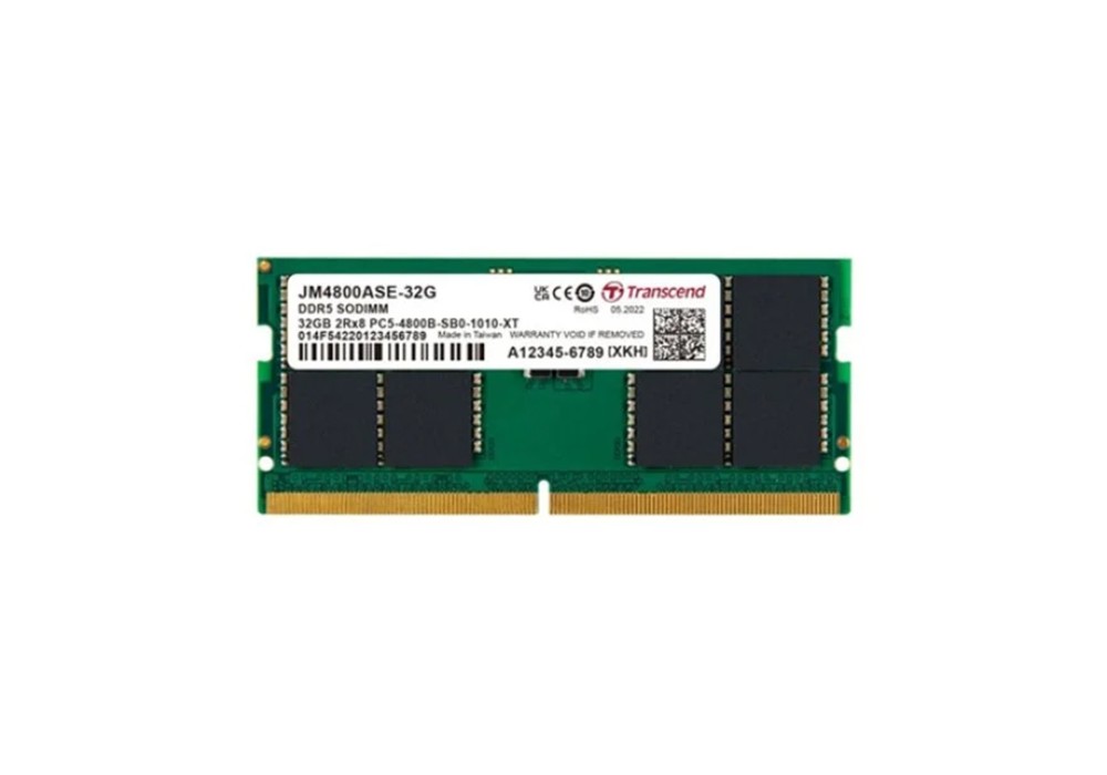 Transcend 32GB JM DDR5 4800 SO-DIMM LAPTOP RAM