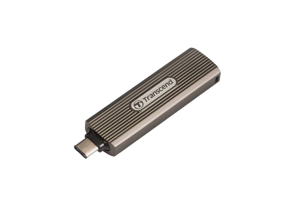 Transcend ESD330C 512GB USB 3.2 Gen 2 Type-C Dark Grayish Brown Portable External SSD
