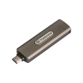 Transcend ESD330C 512GB USB 3.2 Gen 2 Type-C Dark Grayish Brown Portable External SSD