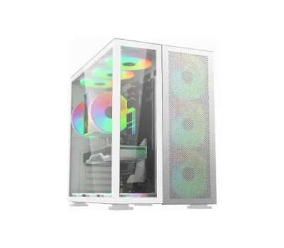 Value-Top T5 Custom Premium XXL E-ATX Gaming Tower Casing with 6 Pre-installed Fan