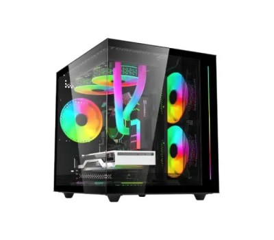 Value-Top V900 Micro-ATX Mini Tower Gaming Casing With Pre-installed Fans