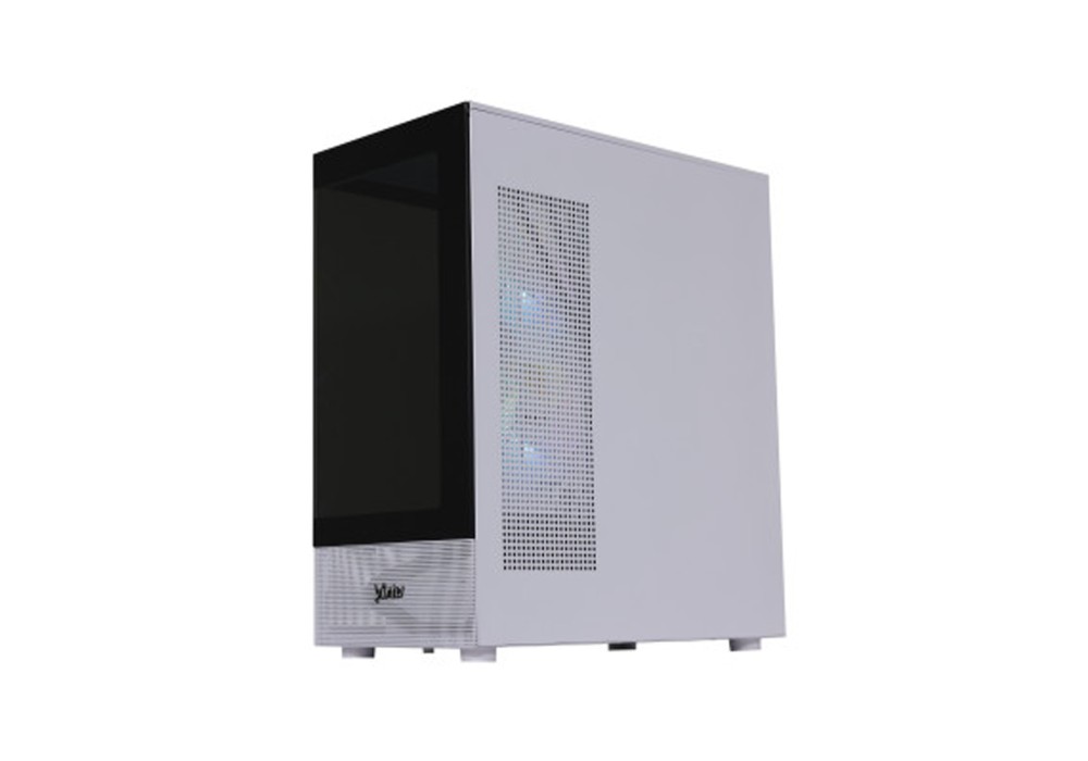 Virtu H50W White+Black Gold Gaming Case