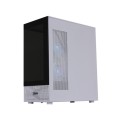 Virtu H50W White+Black Gold Gaming Case