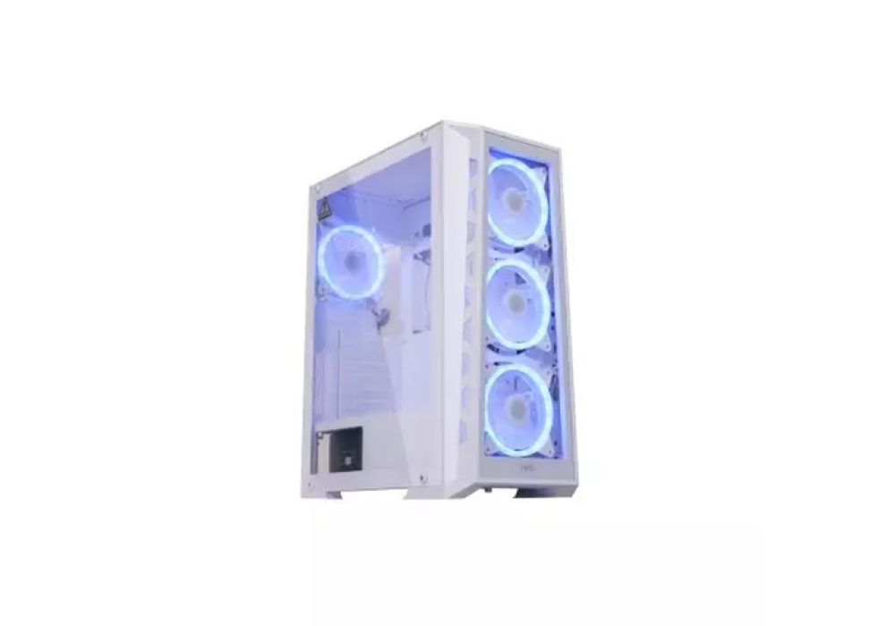 Virtu MI2W Glass ATX Tower Gaming Case (White)