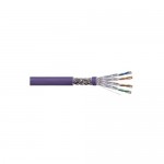 Vivanco F/FTP Shielded, LSZH, Cat-6A, 305 Meter, Purple Network Cable