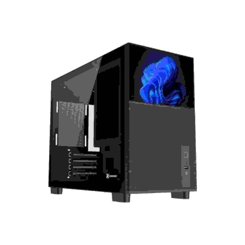 Xtreme D777B Mid Tower Casing With 7-inch Display