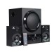 Xtreme E209BU 2:1 Bluetooth Black Speaker With Remote