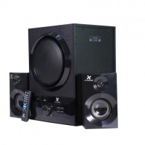 Xtreme E209BU 2:1 Bluetooth Black Speaker With Remote