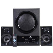 Xtreme E209BU 2:1 Bluetooth Black Speaker With Remote