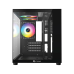 Xtreme M72B Mid Tower M-ATX Black Gaming Desktop Casing With 3 ARGB Fan