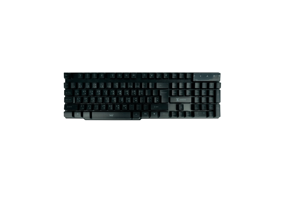 Xtreme XJOGOS KB72R Backlit Wired Black Keyboard with Bangla