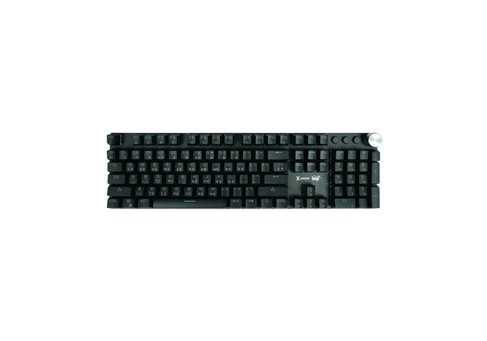 Xtreme XJOGOS KM07G Wired Black Mechanical Gaming Keyboard with Bangla