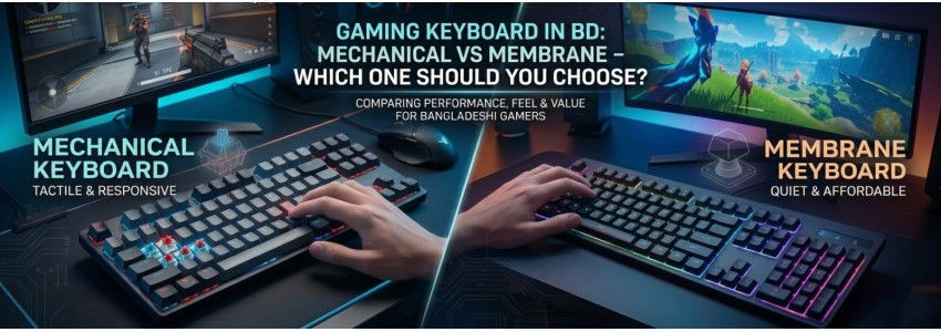 Gaming Keyboard in BD: Mechanical vs Membrane – Which One Should You Choose?