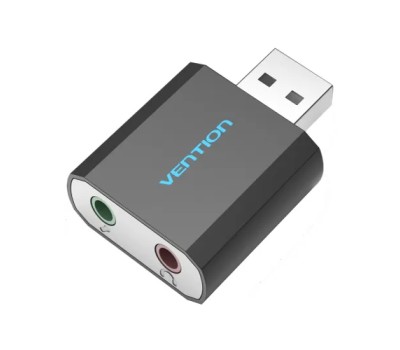 VENTION VAB-S17-B USB Metal External Sound Card