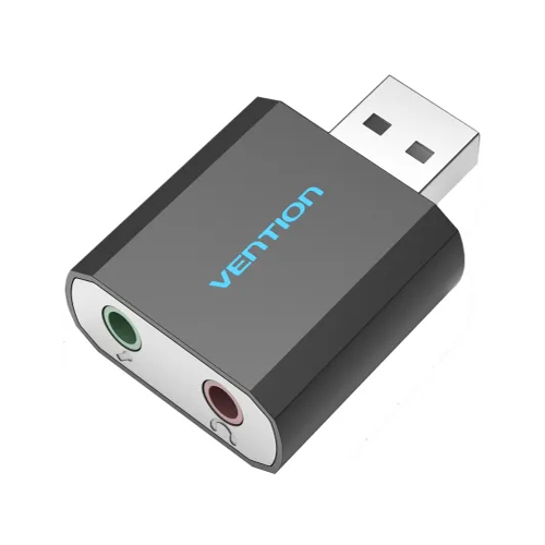 VENTION VAB-S17-B USB Metal External Sound Card