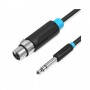 VENTION BBEBL 6.5mm Male to XLR Female Audio Cable 10M