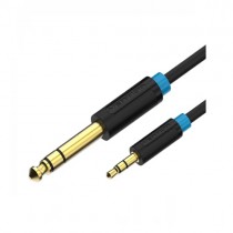 Vention 6.5mm Male to 3.5mm Male 3 Meter Black Audio Cable