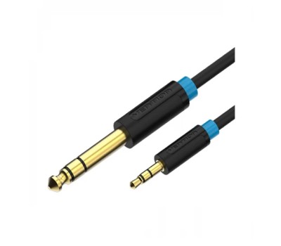 Vention 6.5mm Male to 3.5mm Male 3 Meter Black Audio Cable