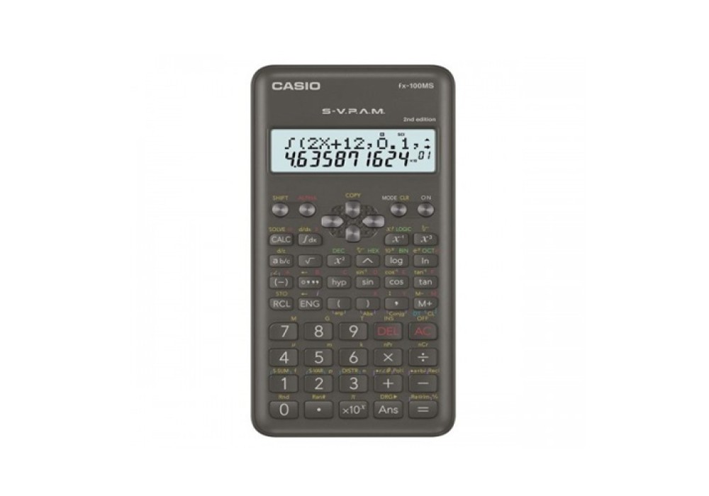 Casio Fx-100MS-2 Non-Programmable Scientific Calculator