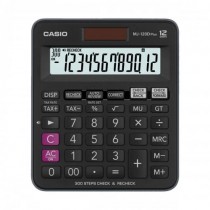 Casio MJ-120D Plus-BK Check & Recheck Mini Desk Type Desktop Calculator