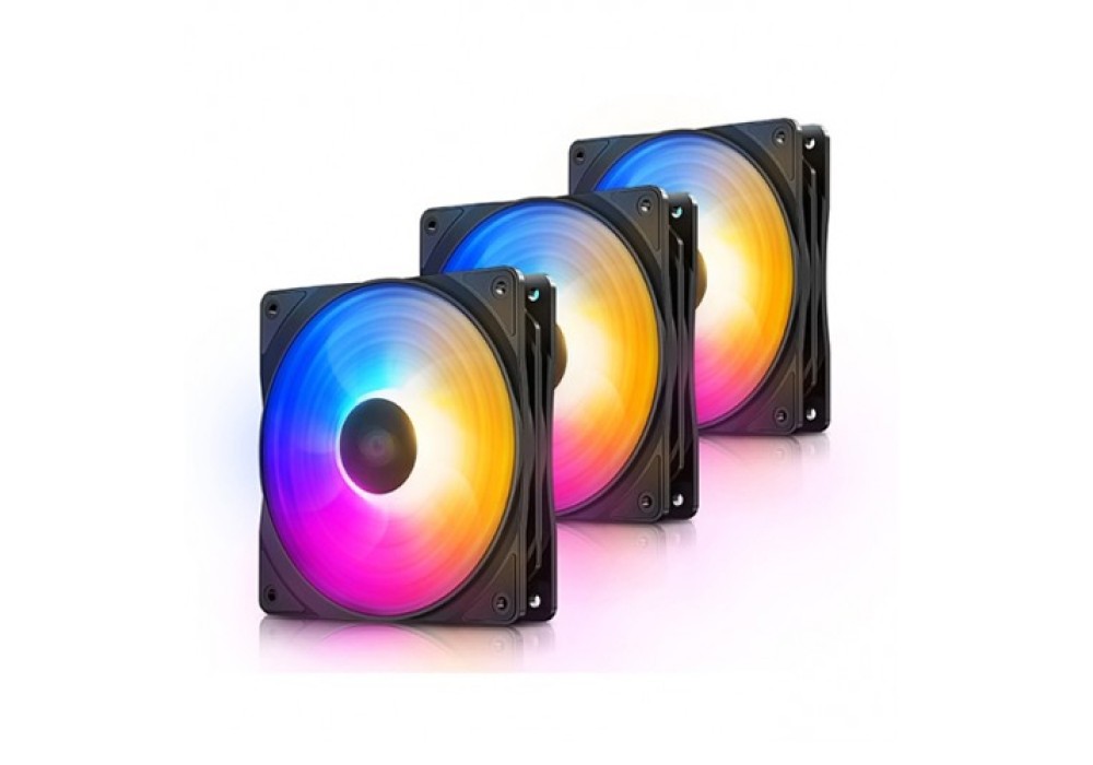 Deepcool RF120 FS 120mm LED Case Fan 3-in-1 Pack