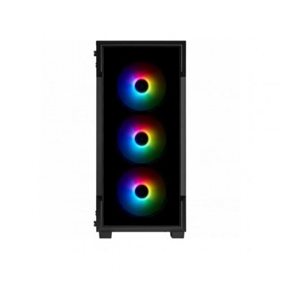 Corsair iCUE 220T RGB Tempered Glass Mid-Tower Smart Case -Black
